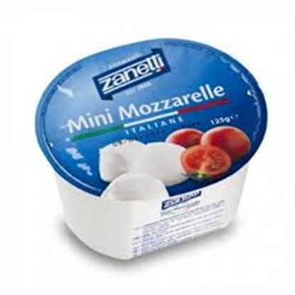 Picture of ZANETTI MINI MOZZARELLA 125GR